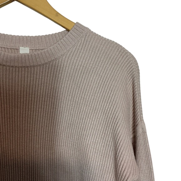 Lululemon Small Restful Intention Sweater Pink Bliss Long Line Sweater Pockets - Picture 7 of 9